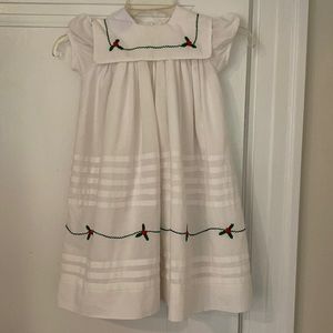 Sz 2 stunning Christmas dress;handmade by Lisa Anne Designs-Highland Porch Child